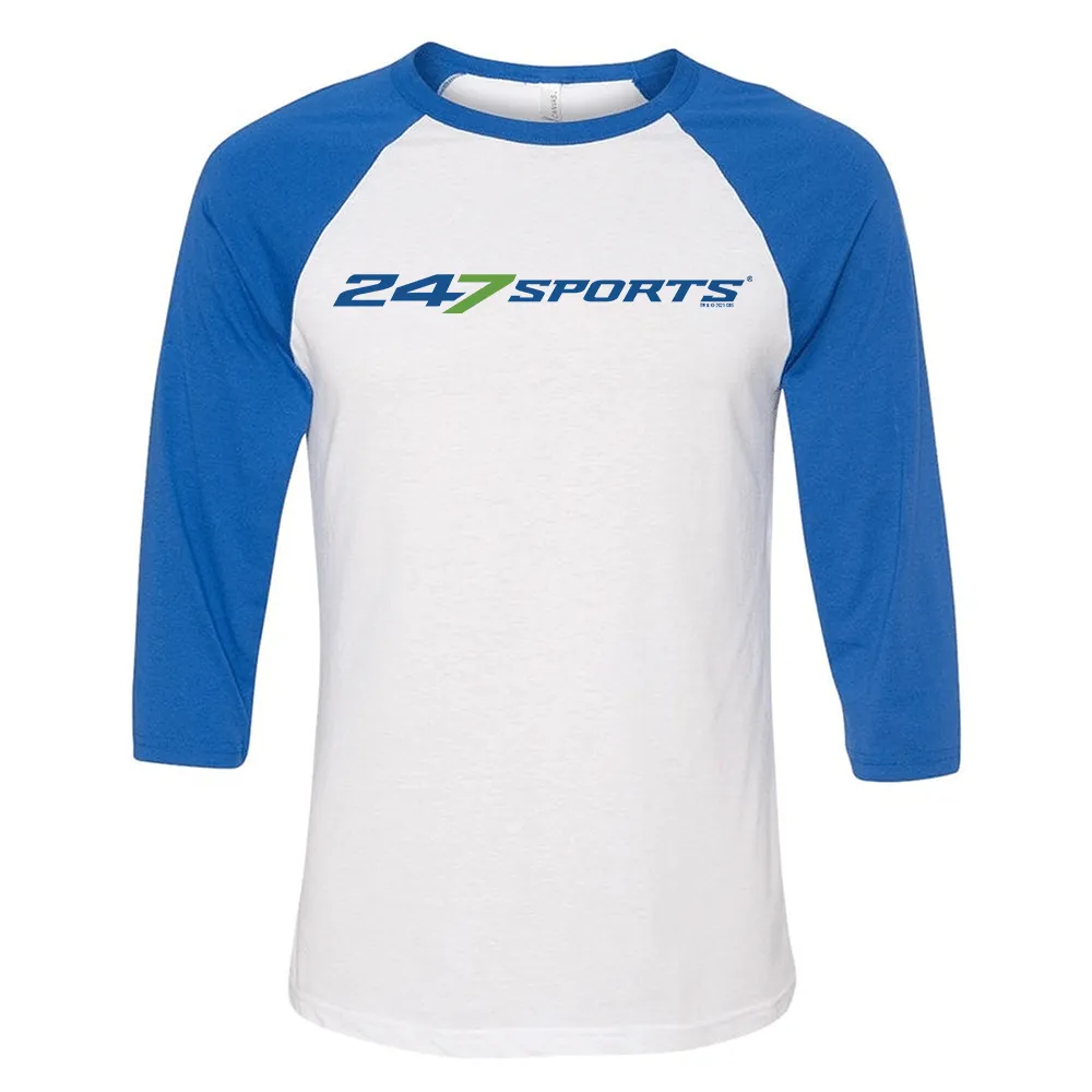 247 Sports Logo 3/4 Sleeve Baseball T-Shirt