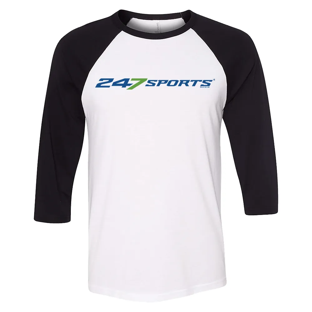 247 Sports Logo 3/4 Sleeve Baseball T-Shirt