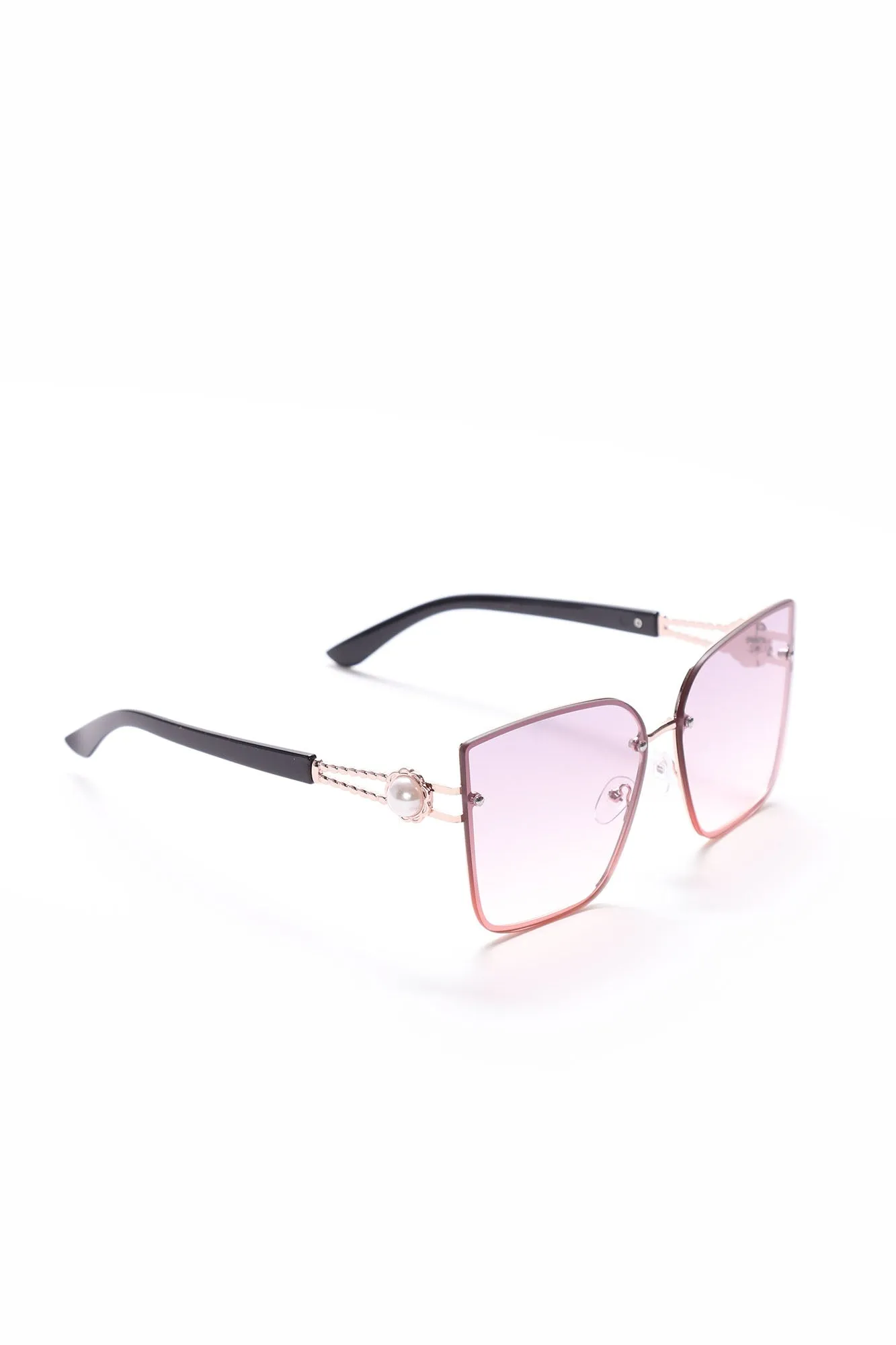 Attention Seeking Cat Eye Sunglasses - Purple/combo