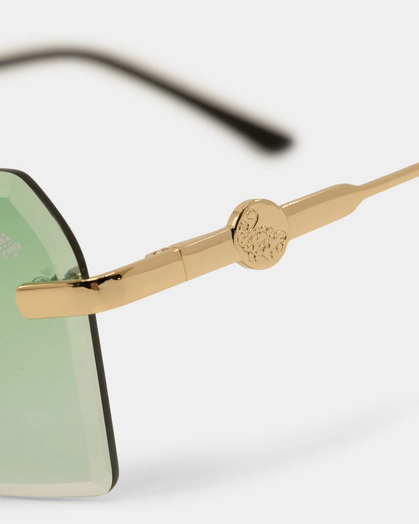 Belvoir & Co Kennedy Sunglasses Green/Gold