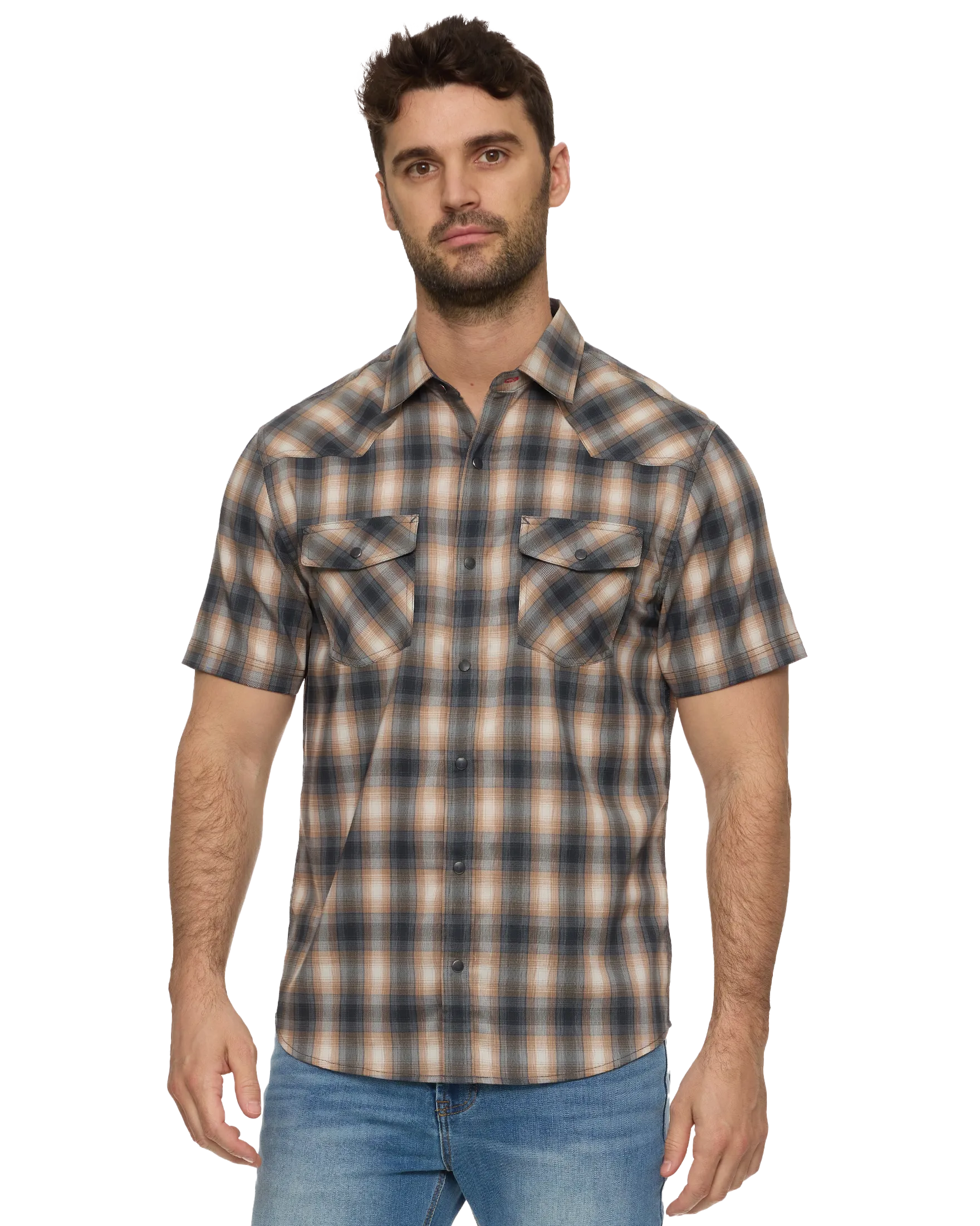BRECKENRIDGE UPF PERFORMANCE WESTERN SS SHIRT