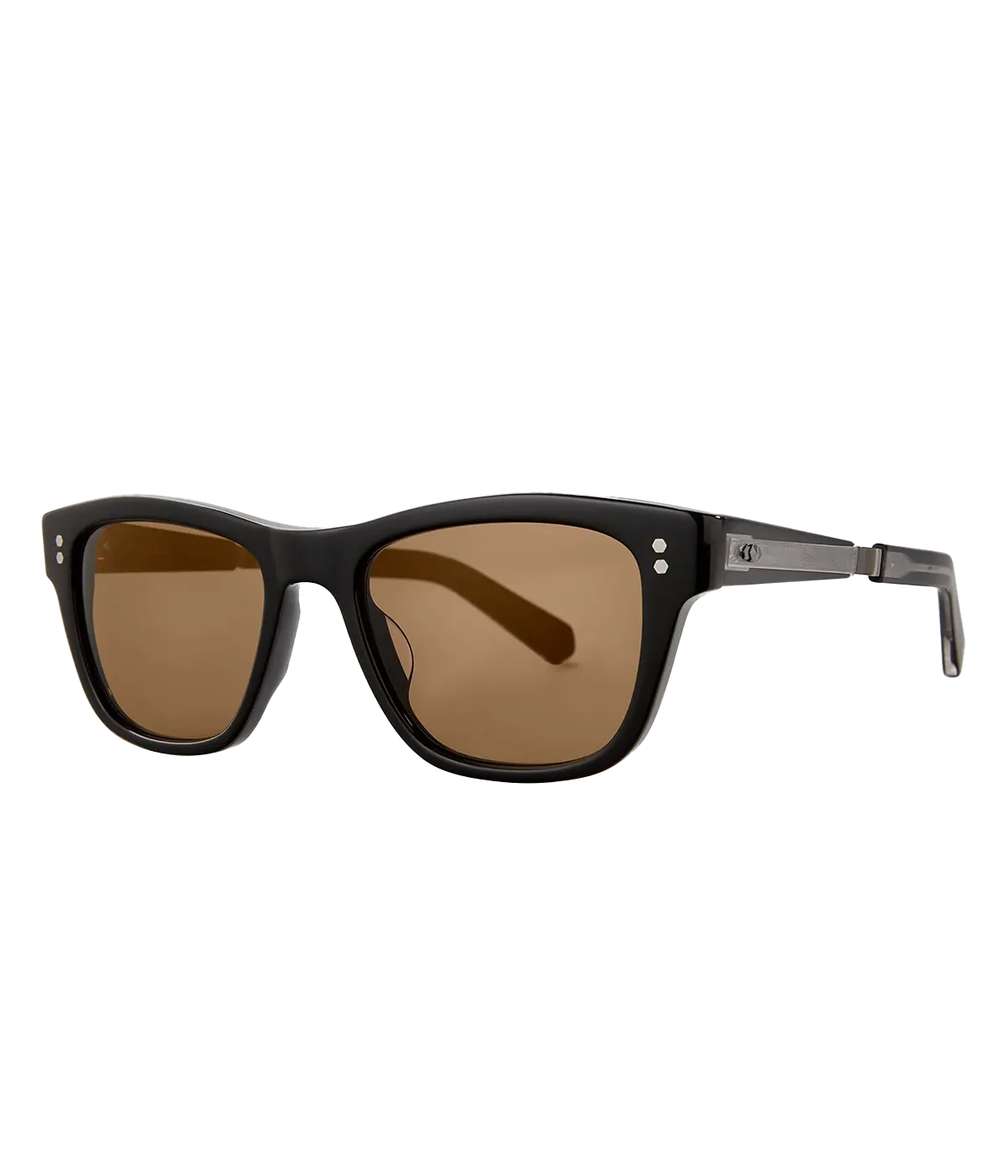 Damone Sun 51 Sunglasses in Black, Gun & Mojave