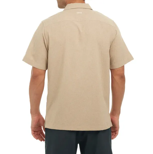 GameGuard Short Sleeve Khaki Men's Camp Shirt