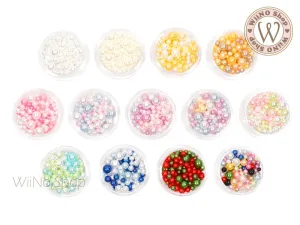 Mix Colors Pearl Beads (No Hole)