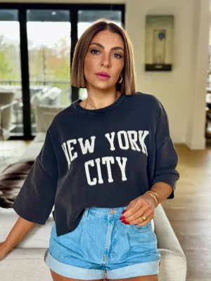 New York City Patchwork Sweatshirt