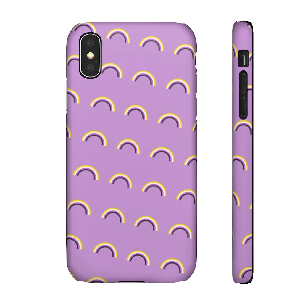 Non-Binary Rainbow Phone Case For Apple & Samsung