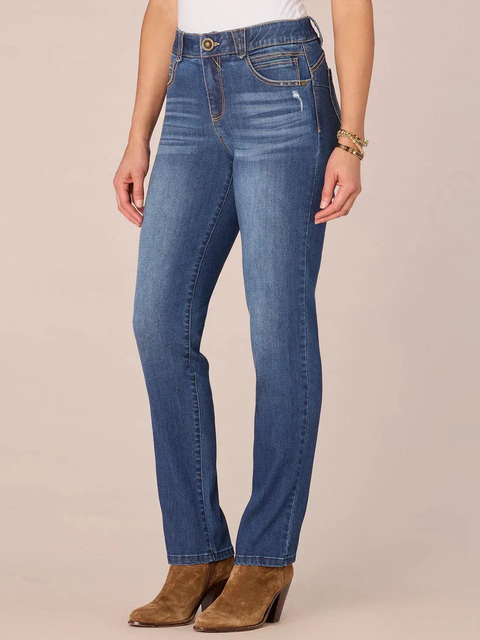 "AB" SOLUTION STRAIGHT LEG-BLUE VINTAGE