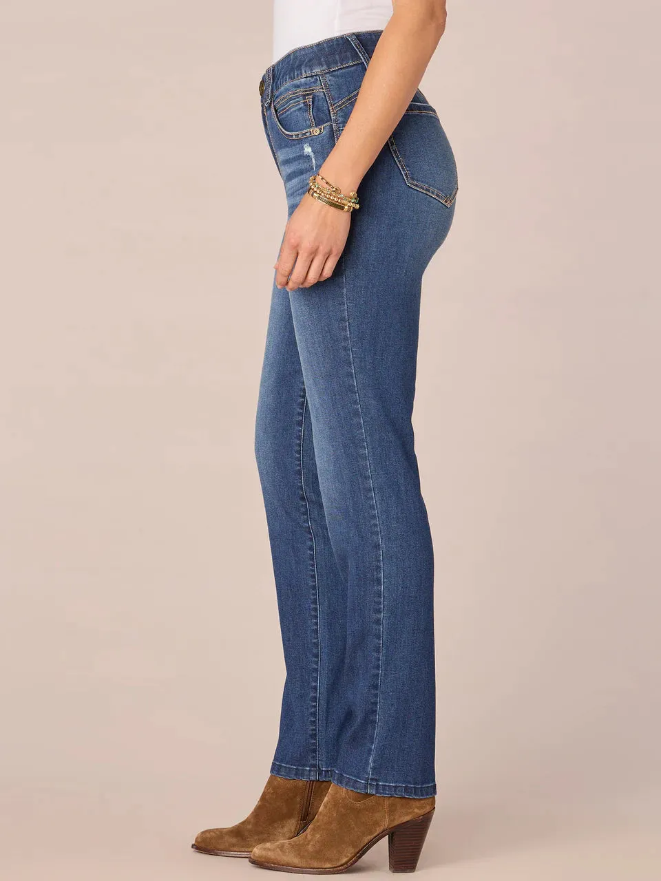 "AB" SOLUTION STRAIGHT LEG-BLUE VINTAGE