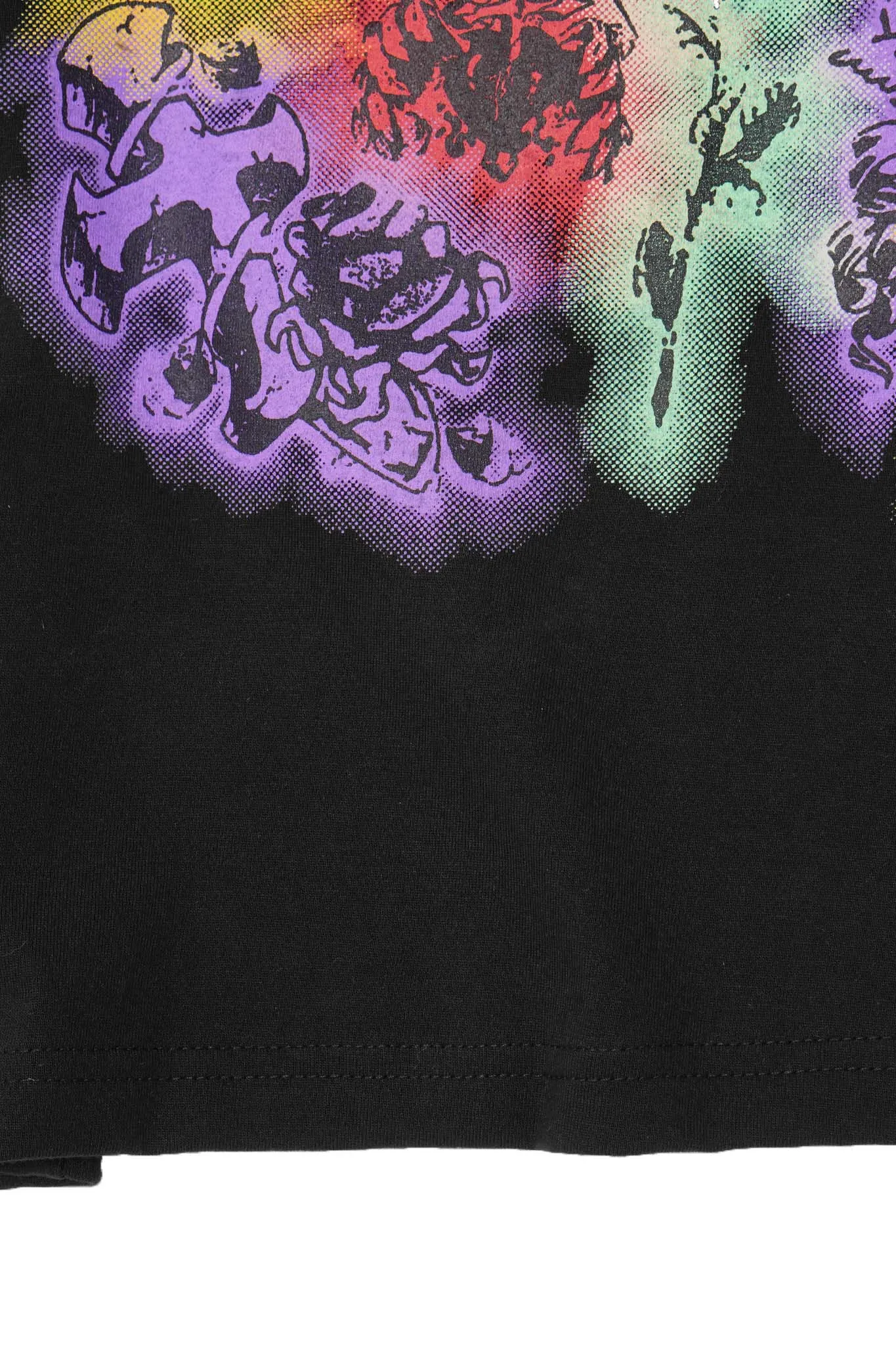 "CITY OF ANGELS" TEE IN CAVIAR
