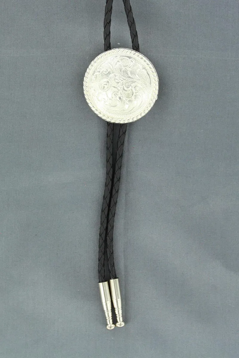 Round Bolo Tie