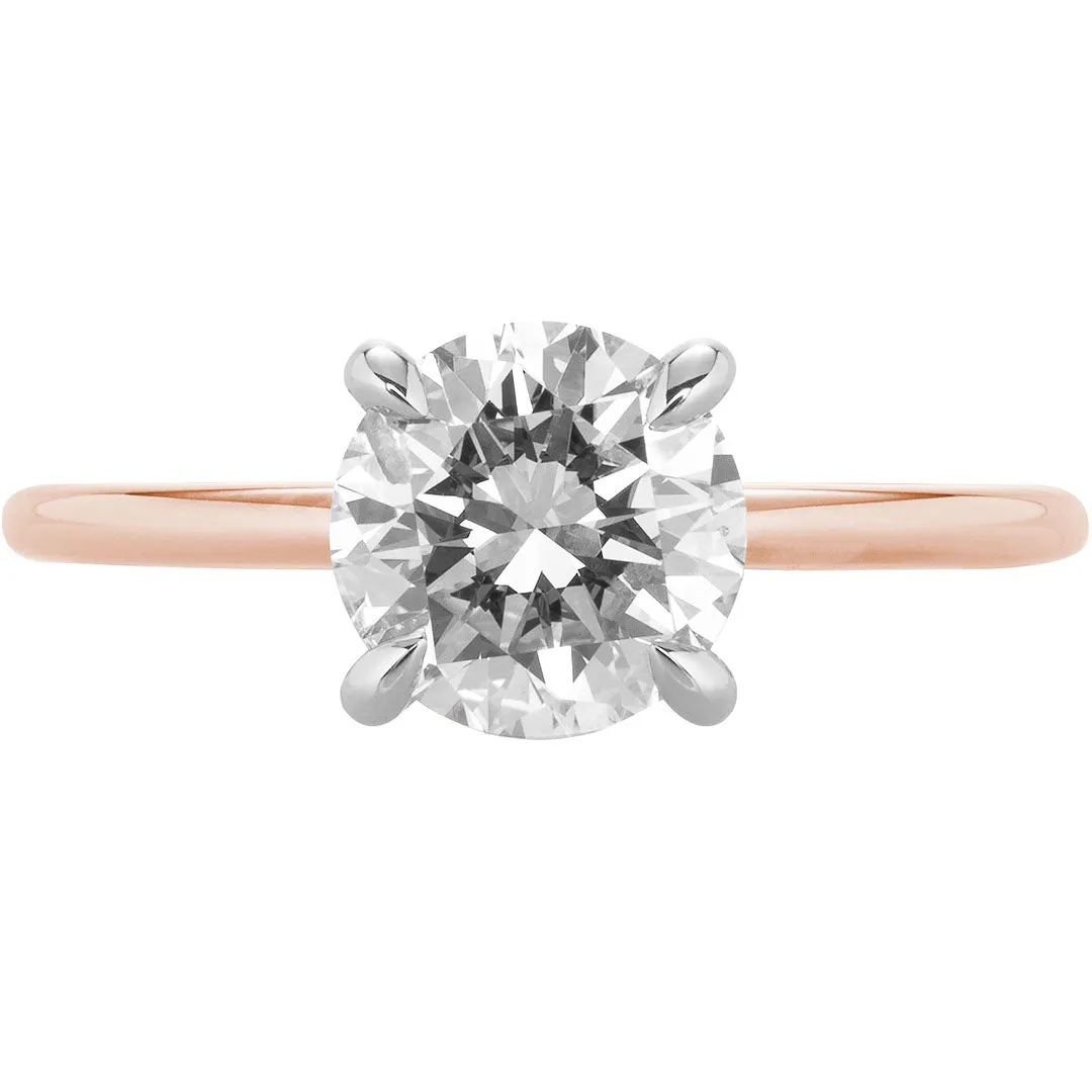The Signature Solitaire   Hidden Halo | Round